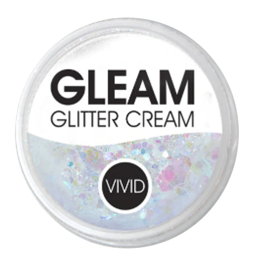 VIVID Glitter |  GLEAM Glitter Cream | Large PURITY (25gr)