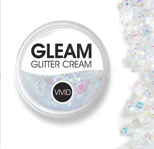 VIVID Glitter |  GLEAM Glitter Cream | Large PURITY (25gr)