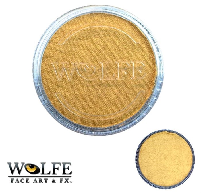 Wolfe FX Face Paint - Metallix Gold 30gr (100)