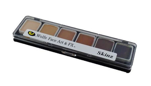 Wolfe FX Face Paint - Small 6  Color Skinz Palette