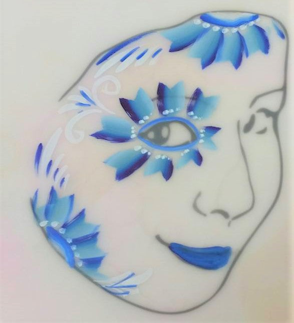 Fusion Body Art Face Paint - Split Cake | Snow Queen 30gr
