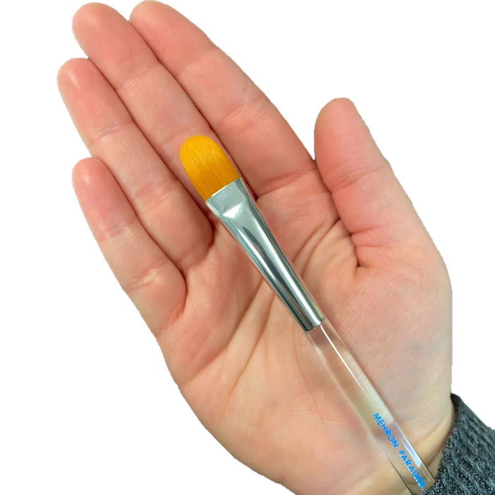 MEHRON | Paradise Makeup AQ Face Painting Brush - Wide Chisel Filbert #816  (1/2")
