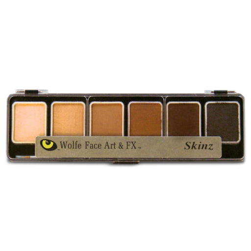 Wolfe FX Face Paint - Small 6  Color Skinz Palette