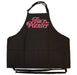 Art Factory |  Face Painter Apron - Black with Hot Pink Glitter Print