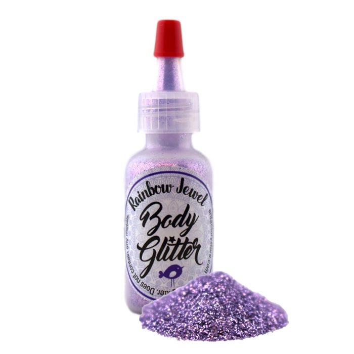 Art Factory | Rainbow Jewel Body Glitter Poof - Lavender (1/2oz)