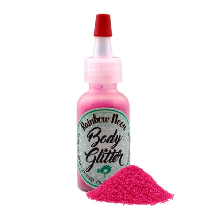 Art Factory | Rainbow Neon Body Glitter Poof - Neon Pink (1/2oz)