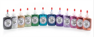 Art Factory | Glitter Set - DISCONTINUED - 12 Pro Poofer FLAT Bottles - Rainbow Jewel Opaque Glitters  - #12