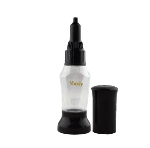 Empty Ybody Glitter Poof Squeeze Bottle (Black Cap and Base)