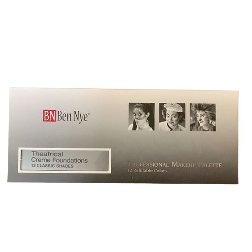 Ben Nye | CREME Makeup Palette - (TFP-12) 12 Color Theatrical Creme Foundation Palette