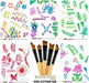Black Gold Dynasty Face Painting Brush - HAT TRICK LONG (1/2") (206HT-L)