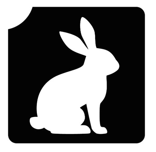 Art Factory | Glitter Tattoo Stencil - 755 Bunny  #35