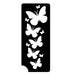 Art Factory | Glitter Tattoo Stencil - 172 Butterfly Splash #116