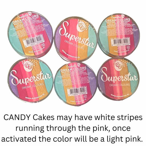 Superstar Face Paint | Dream Colours Rainbow Cake - CANDY - 45gr
