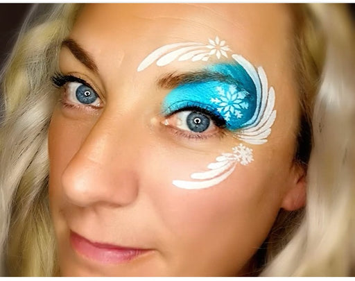 Bad Ass Mini 1036 - Face Painting Stencil - Snowflakes