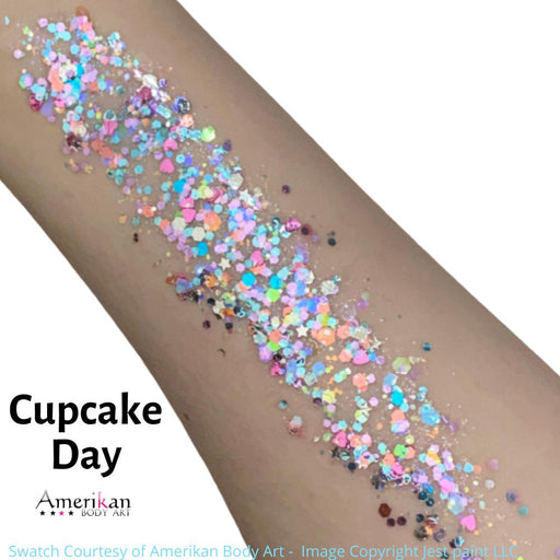 Pixie Paint Face Paint Glitter Gel - Cupcake Day - Small 1oz