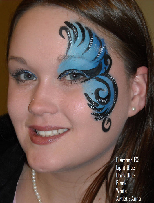 Diamond FX Face Paint Essential - Black 90gr