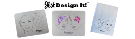 Jest Design It Face Painting Practice Board Kit - Choose 3 or More and Save