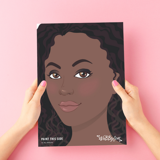 WABBY FUN | Face Painting Practice Board - A4 Side Facing 1 - TARA