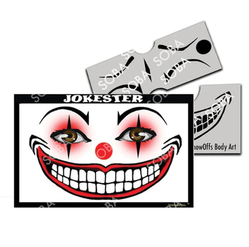 Stencil Eyes - Face Painting Stencil - Jokester (Child Size)