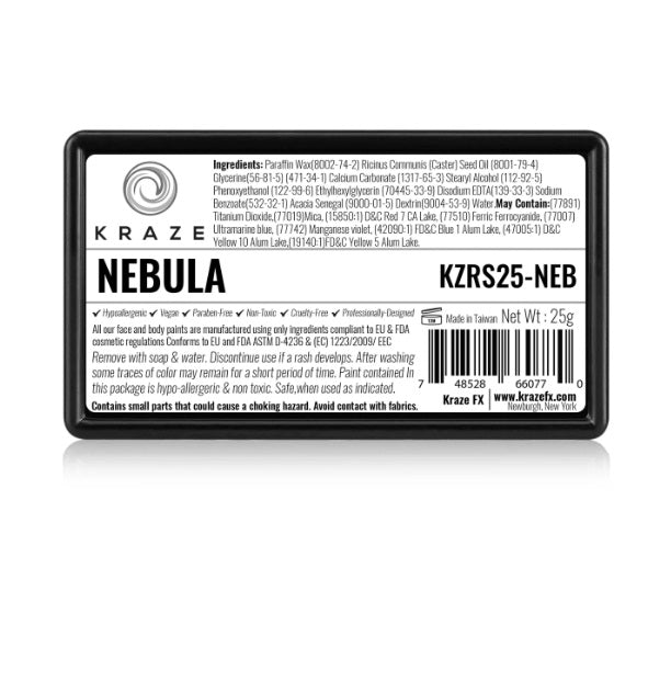 Kraze FX Face and Body Paints | Domed 1 Stroke Cake - Nebula 25gr