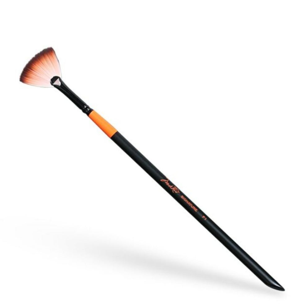 Face Painting Brush Mark Reid Signature Fan Brush 1 1/4" Mehron