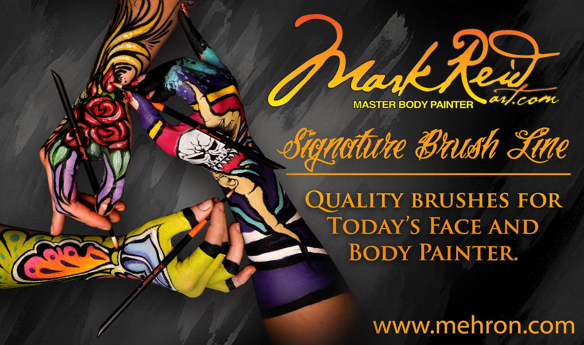 Mehron Face Painting Brush |  Mark Reid Signature - Round  #6