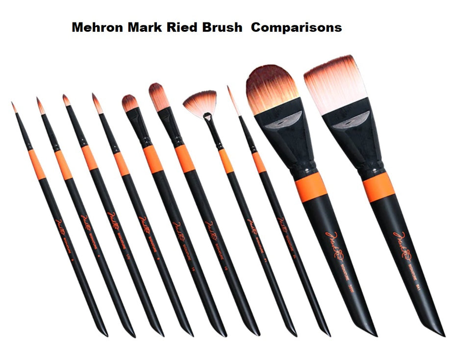 Mehron Face Painting Brush - Mark Reid Signature - 1.5" FLAT Body Brush BA1 - DISCONTINUED