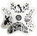 PK | FRISBEE Face Painting Stencil - Mermaids and Unicorns - C5