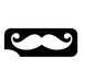 Art Factory | Glitter Tattoo Stencil - 529 Mustache #65