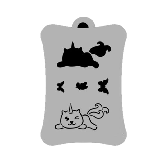 Ooh! Face Painting Stencil | Baby Caticorn (T12)