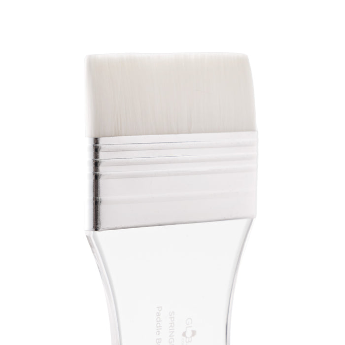Global Colours | Face Painting Brush - Springback Brush -   6.5 cm / 2.5"  FLAT PADDLE