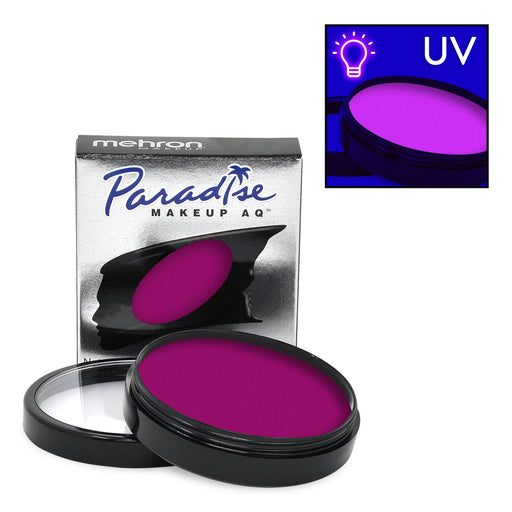 Paradise FX Paint By Mehron |  NEON UV GLOW - (Purple) NEBULA 40gr (Non-Cosmetic Special FX)