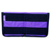 Art Factory | Double Row Brush Wallet with Zipper - Purple and Black