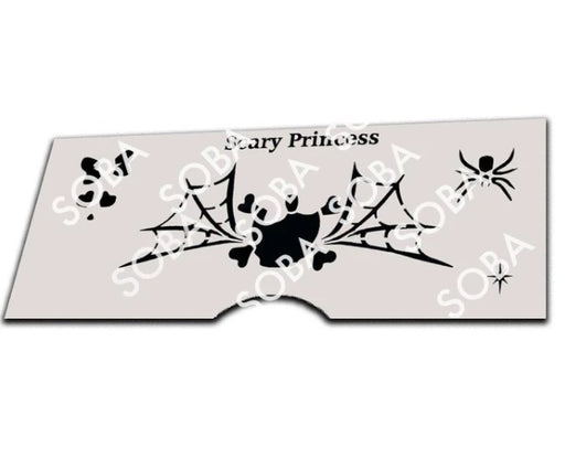Stencil Eyes - Face Painting Stencil - SCARY PRINCESS - One Size Fits Most