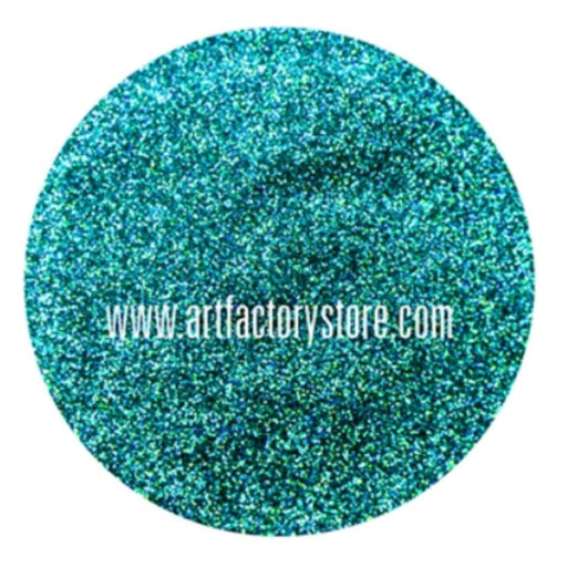 Art Factory | Rainbow Laser Body Glitter Poof- Teal Laser (1/2oz)